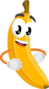 バナナ　口